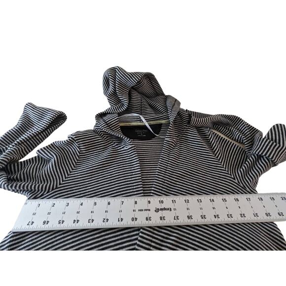 Calvin Klein Performance Small Striped Hooded Cardigan Quick Dry Women’s Top - Picture 4 of 16